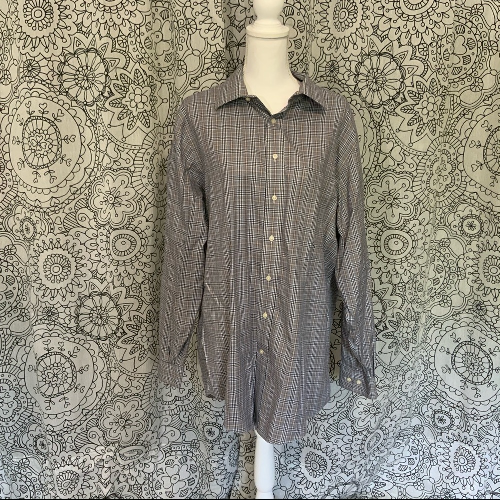Kirkland Men’s Plaid Long Sleeve Dress Shirt